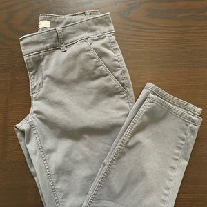 Gray Loft chino pants